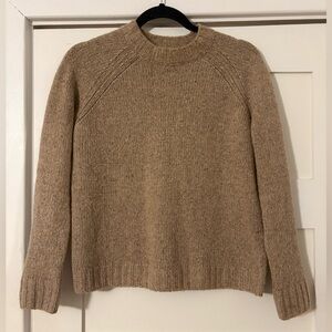 Naadam Cashmere Fisherman Sweater Oat Size XS